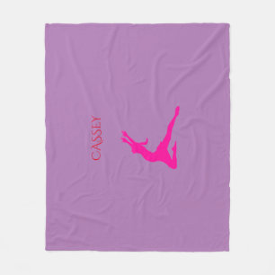 Tanzflockendecke. Fleecedecke