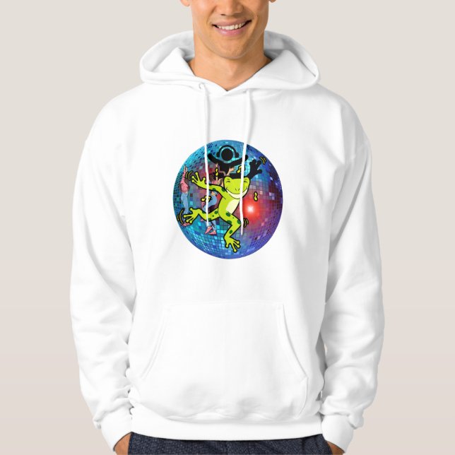Tanzfrosch Hoodie (Vorderseite)