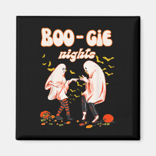 Tanzgeister mit KürbisHalloween-Frauenbild Magnet