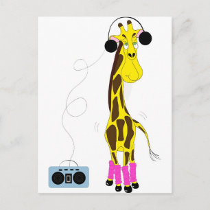 TanzGiraffe Postkarte