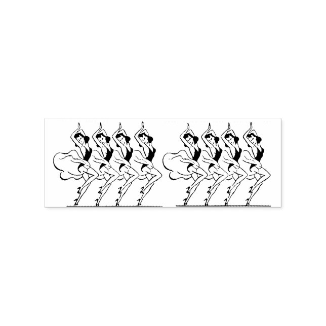 TanzGirls Thunder_Cove Gummistempel (Prägung)
