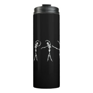 Tanzgymnastik Skelett Halloween Thermosbecher