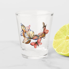 Tanzinsekten Schnapsglas
