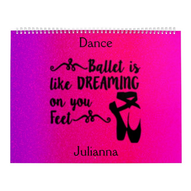 Tanzkalender Kalender (Titelbild)