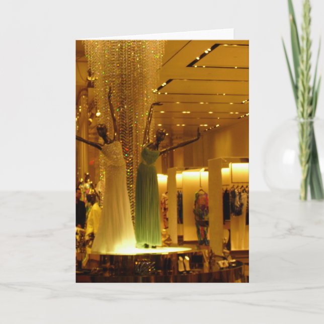 Tanzkarte Feiertagskarte (Vorderseite)