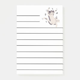 "Tanzkatze" Post-it Post-it Klebezettel