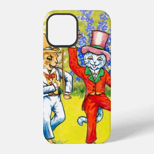 Tanzkatzen iPhone 12 Hülle (Rückseite)