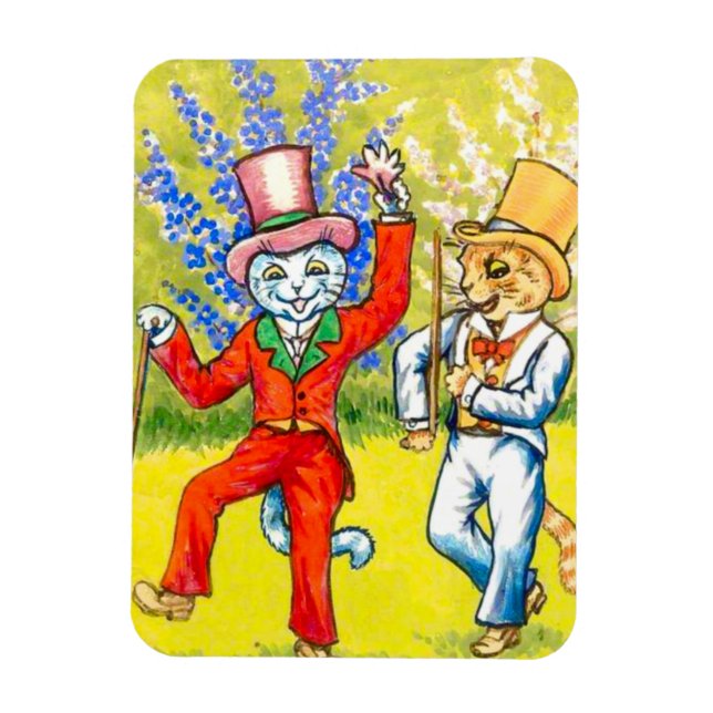 Tanzkatzen Magnet (Vertikal)