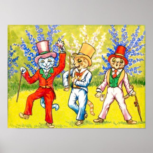 Tanzkatzen Poster (Vorne)