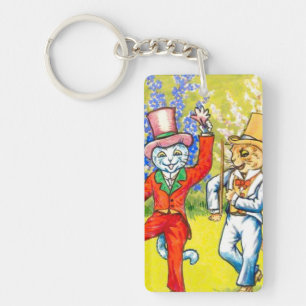 Tanzkatzen Schlüsselanhänger