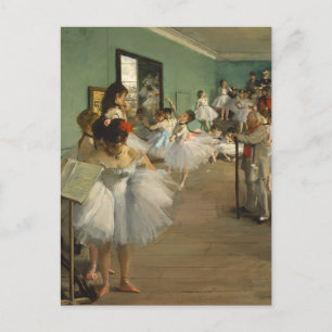 Tanzklasse Edgar Degas Postkarte