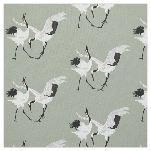 Tanzkrane Stoff (Muster)