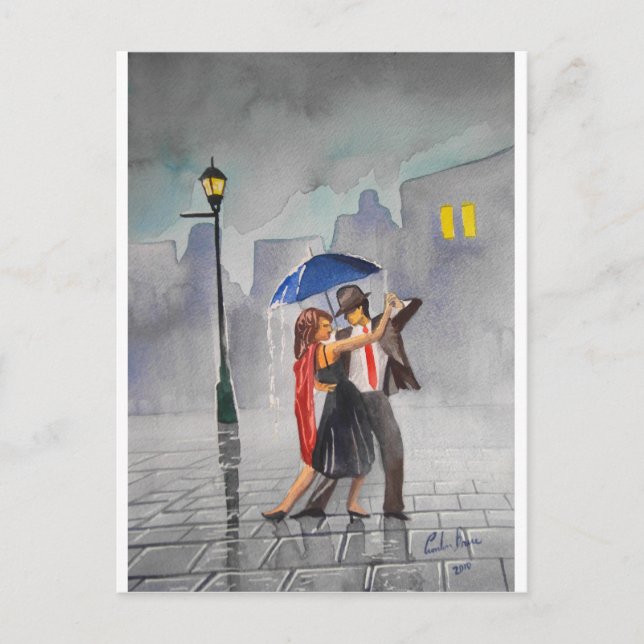 TANZKUPPEL UMBRELLA POSTKARTE (Vorderseite)