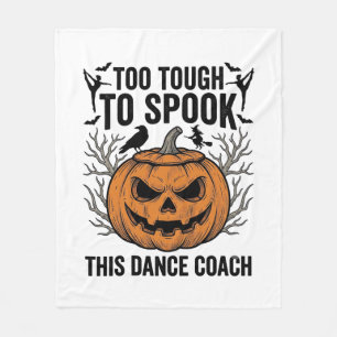 Tanzlehrer Halloween-Kürbis-Gravur-Shirt De Fleecedecke