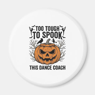 Tanzlehrer Halloween-Kürbis-Gravur-Shirt De Magnet
