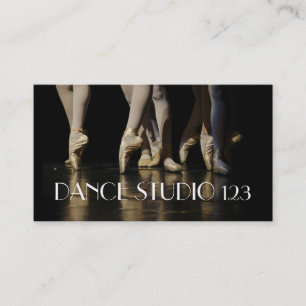Tanzlehrer Studio Lessons Ballett Visitenkarte