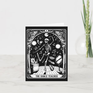 Tanzlehrer Tarot Karte Skelett Ballett T