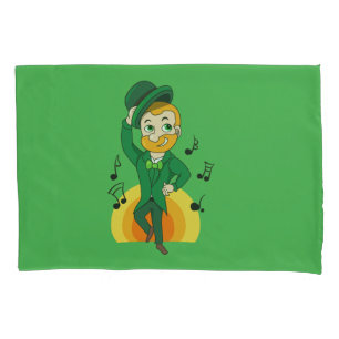 Tanzlekobobobaun, St. Patrick's Day Cartoon Kissenbezug