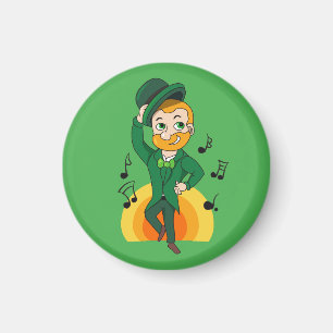 Tanzlekobobobaun, St. Patrick's Day Cartoon Magnet