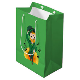 Tanzlekobobobaun, St. Patrick's Day Cartoon Mittlere Geschenktüte