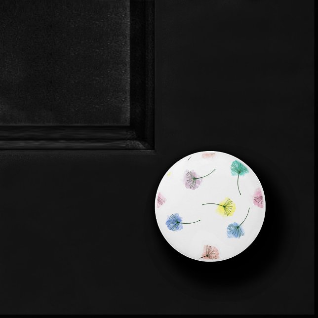 Tanzleuchter | Wasserfarbenes Muster Keramikknauf (Von Creator hochgeladen)