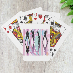 Tanzmädchen Spielkarten