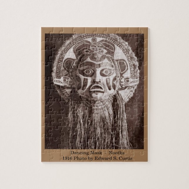 Tanzmaske - Nootka Curtis Puzzle (Vertikal)