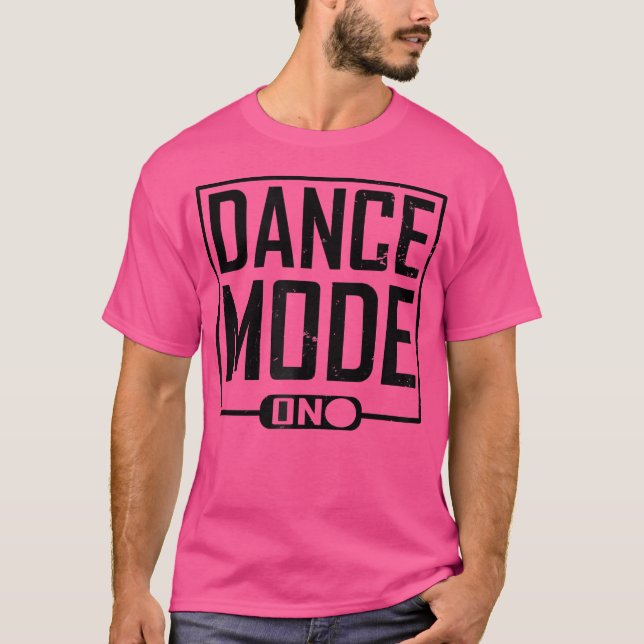 Tanzmodus beim Design-EDM-Rave T-Shirt (Vorderseite)