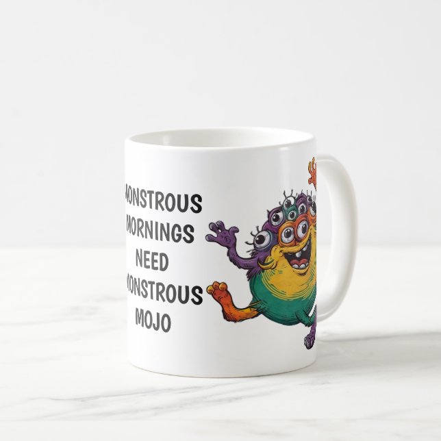 Tanzmonster Kaffeetasse (VorderseiteRechts)