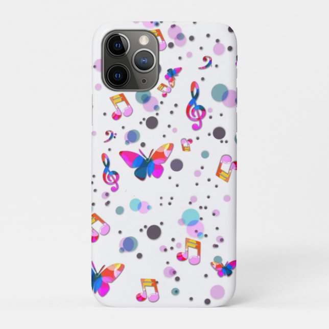 Tanzmusik auf Grün Case-Mate iPhone Hülle (Rückseite)