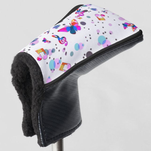 Tanzmusik Golf Headcover (3/4 Vorderseite)