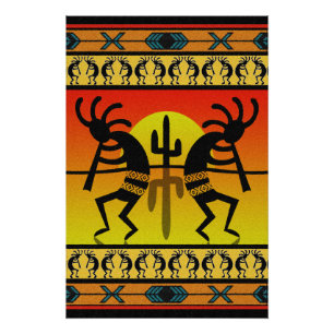 Tanzmusik Kokopelli Poster