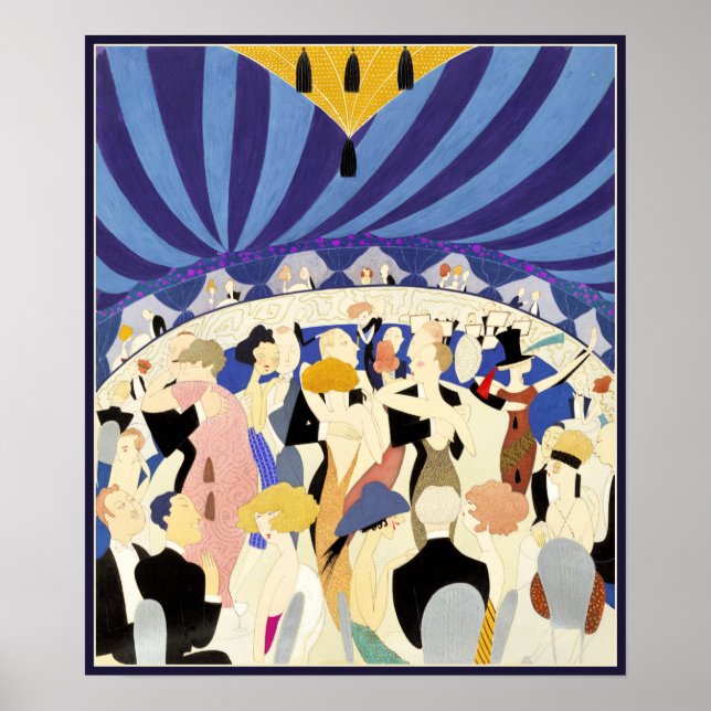 Tanzpaare, Vintage Poster 1921 (Vorne)