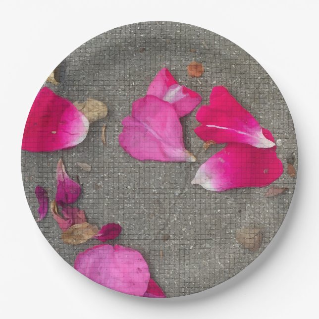 TanzPetalen IV Pappteller (Vorderseite)