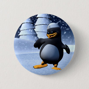 Tanzpinguin Button