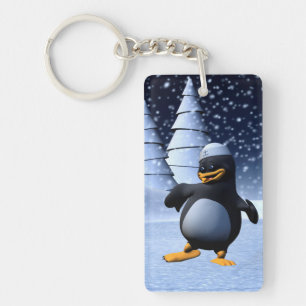 Tanzpinguin Schlüsselanhänger