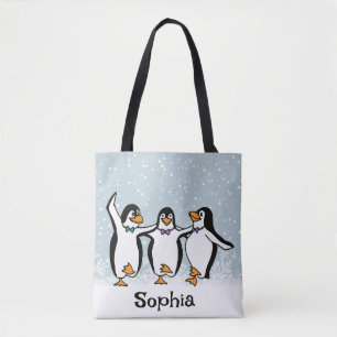 Tanzpinguine Design Tasche