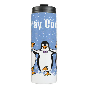 Tanzpinguine Thermosbecher
