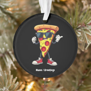 Tanzpizza Slice ein spielerisches und köstliches D Ornament