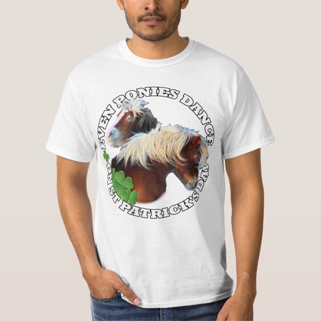 Tanzpony St Patrick's Day T-Shirt (Vorderseite)