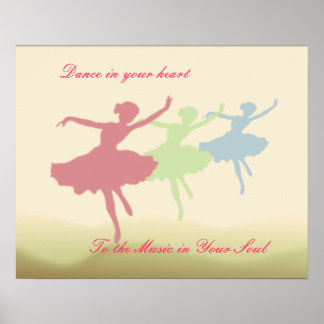 Tanzposter Poster