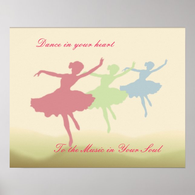 Tanzposter Poster (Vorne)