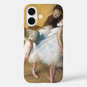 Tanzprüfung durch Edgar Degas, Vintages Ballett iPhone 16 Hülle