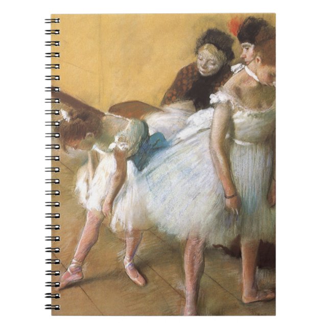 Tanzprüfung durch Edgar Degas, Vintages Ballett Notizblock (Vorderseite)