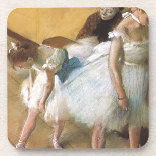 Tanzprüfung von Edgar Degas, Vintage-Ballett Untersetzer
