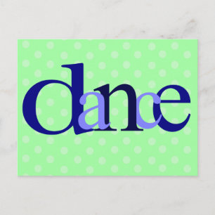 Tanzpunkte Postkarte