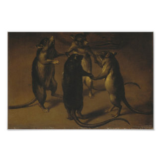 Tanzraten von Ferdinand Kessel Fotodruck