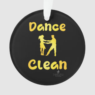 Tanzreinigung Golden Brass Runde Ornament