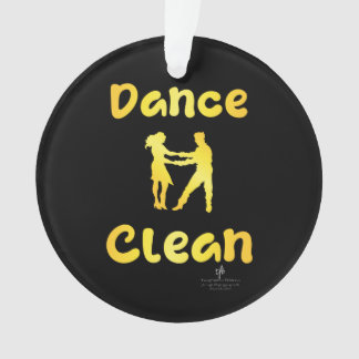 Tanzreinigung Golden Brass Runde Ornament