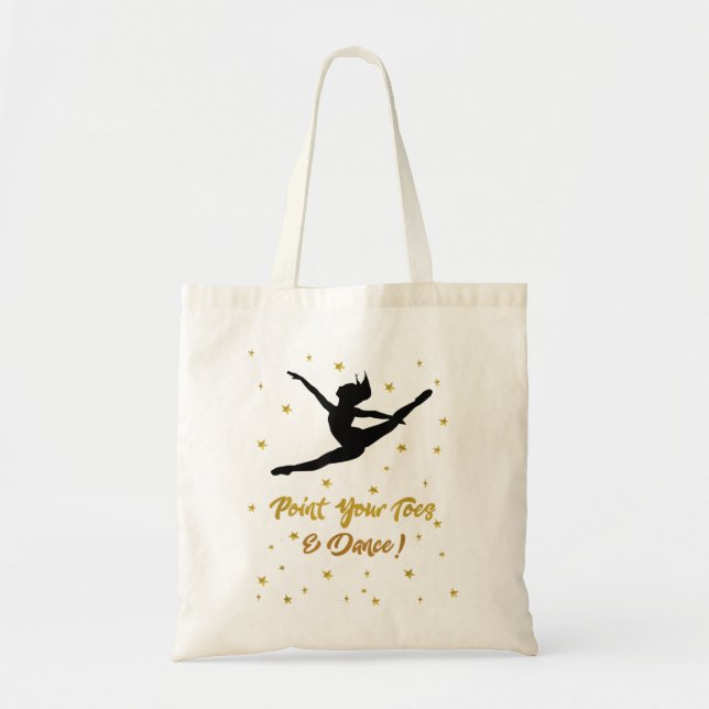 Tanzrezension Geschenk für Girls Quote Tänzer Lehr Tragetasche (Vorne)